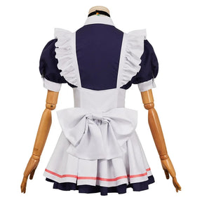 Anime DAN DA DAN Ayase Momo cosplay costume Halloween party sweet woman Lolita dress wig props maid uniform set