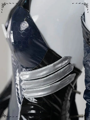 NIKKE：The Goddess of Victory  Mermaid Cosplay Costume Halloween party new black leather tight fitting jumpsuit wig prop sexy set