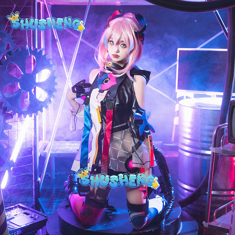 Honkai Impact 3 Delta Cosplay Costume Game Delta Fervent Tempo Dress Halloween Costumes Female