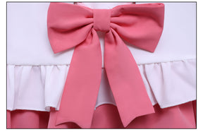 Anime Girls Band Cry Hina Tomo 486 Cosplay Costume JK Dress Skirt Headwear Woman Sexy Carnival Halloween Suit