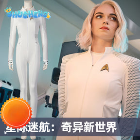 Cosplay Una Chin Riley Nyota Uhura Fantasy TV Space Travel Costume Disguise Adult Women Roleplay Outfits Female