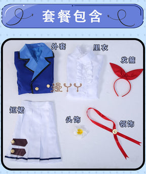 Anime Aikatsu Hoshimiya Ichigo Shibuki Ran Kiriya Aoi Cosplay Costume Starlight School JK Campus Uniform Woman Kawaii Suit