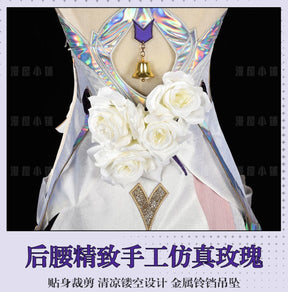 Honkai Impact 3: Elysia Cosplay Costume Herrscher of Human Ego Elysia Jumpsuit Halloween Party Costumes