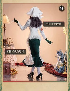 Anjo Nala Cosplay Reverse:1999 Nala Hari costume Ms. Kimberly Sexy Fish Tail Maid Dress Set Party Christmas Full Woman Uniform