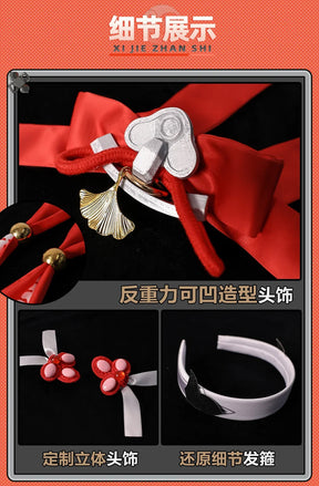 Shusheng-R Zenless Zone Zero Ye Shunguang Cosplay Costume Black White Ccheongsam Dress Fancy Party Suit Halloween Carnival Uniforms