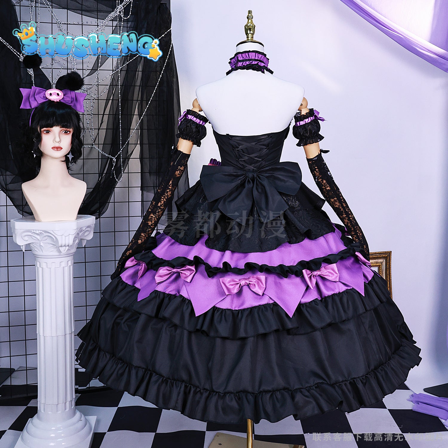 Bloody Queen Mary Cosplay Game Identity Bloody Queen Cosplay Costume Party Uniform Lolita Dress Carnival Anime Role Play Suits