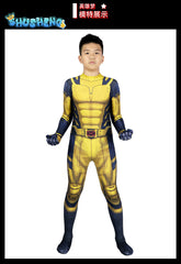 Child Movie Luxury Mask Jumpsuit Wolverine Cosplay Costume Halloween Christmas Kids New Year Costume Superhero Fantasy