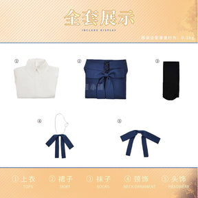 Fate/stay Night Artoria Pendragon Saber Cosplay Dress Daily Suit Outfits Japanese Jiakei Dresses Games Role-play Wig Prop Suits