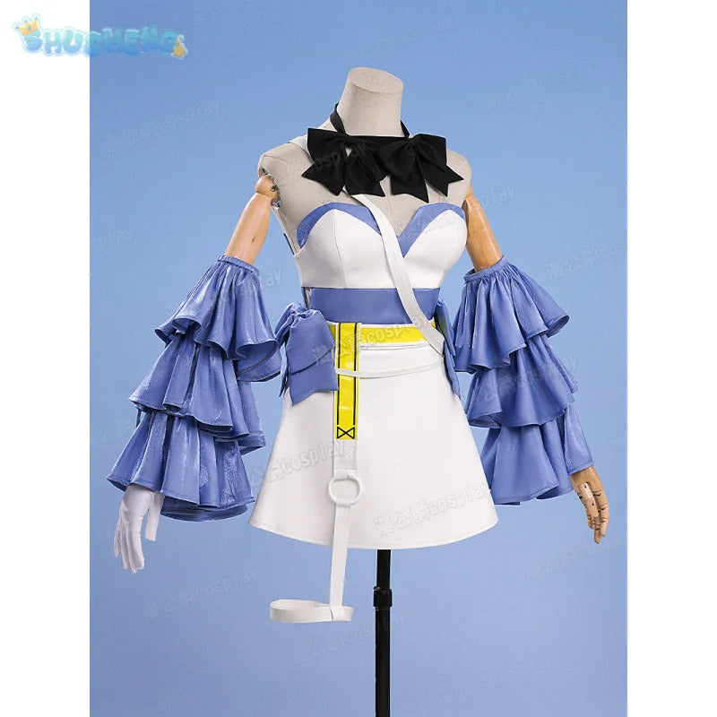 Dragon King The Gate to Cassell Jörmungandr Cosplay Xia Mi Costume Halloween party sweet dress props wig accessories Woman set