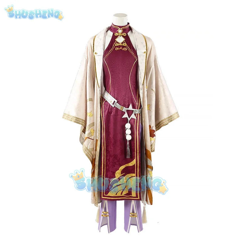 Shusheng Anime Nu: Carnival Kuya YaoHua Banquet Game Suit Handsome Uniform Cosplay Costume Halloween Party Role Play Outfit