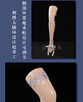 Shusheng-R Genshin Impact Columbina Cosplay Costume Hanfu Dress Halloween Carnival Party Christmas Play Role Clothes Clothing