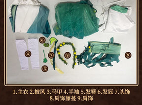 Honor of Kings Role Play Cosplay Costume Set Female Sang Qi Ming Cosplay Outfit Game Anime Halloween Full Set for Women