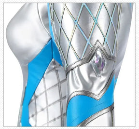 White Queen Emma Grace Frost Rivals cosplay costume High quality women fantasy jumpsuit shoes props shoulder armor Halloween set