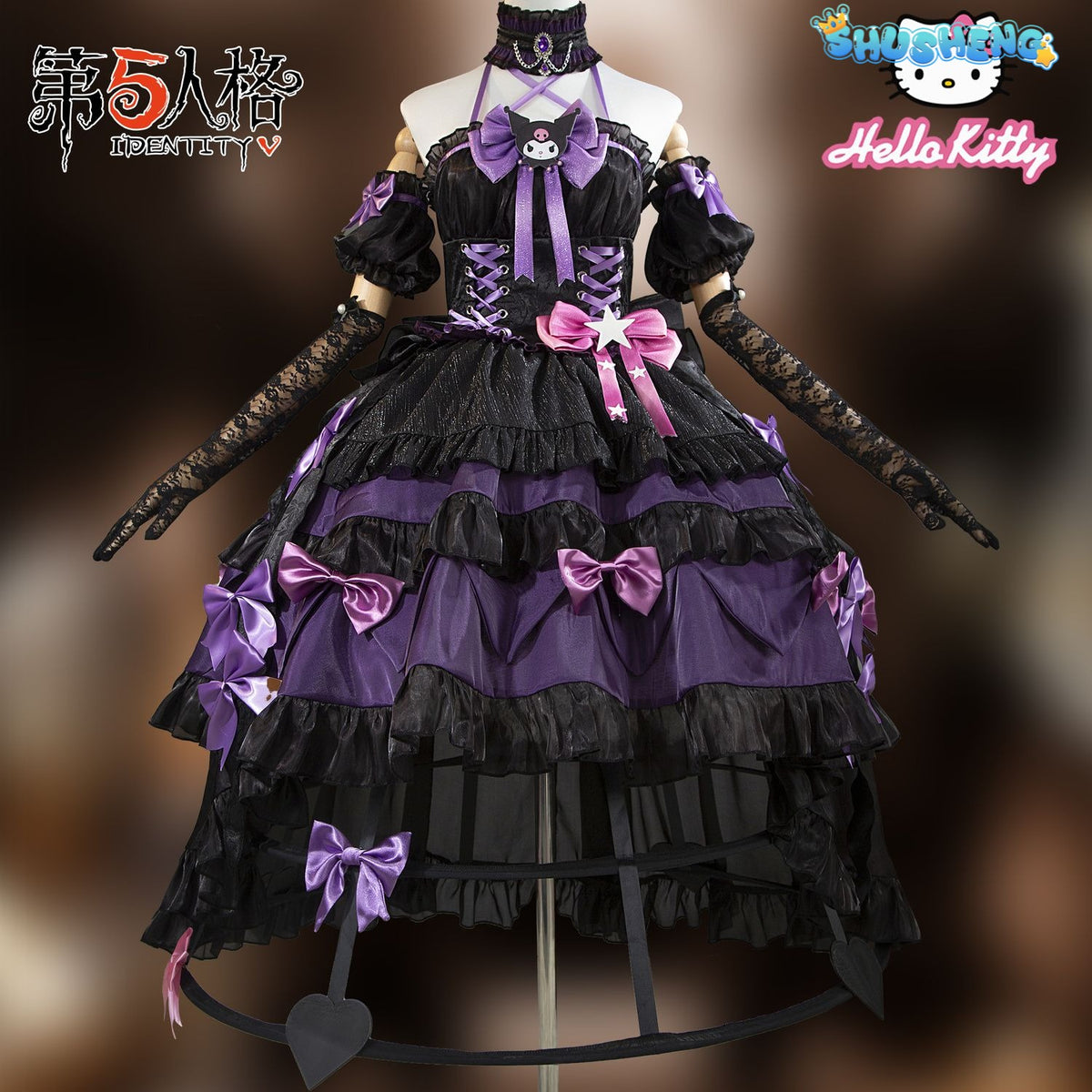 Game Identity V Collaboration Marie Bloody Mary Cosplay Costume Premium Anime Outfit Full Set for Fans Halloween Party Role Play Event