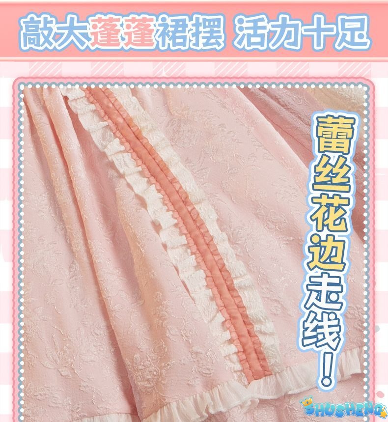 Gokou Ruri Cosplay Girls Dress for Halloween Christmas Festival Party Sweet Dress Women's Role Playing Princess Bow Dress