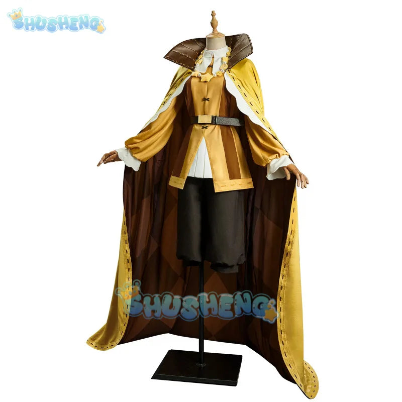 Identity V Andrew Kreiss Grave Keeper Linkage Cosplay Costume Fashion Uniform Cloak Game Suit Halloween Party Outfit Men