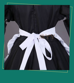 Hatsune Miku Black White Maid Apron Dress Uniform Outfit Anime Cosplay Costumes