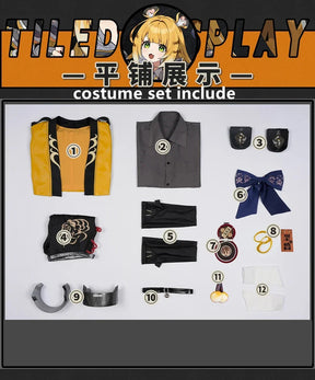 Zenless Zone Zero Ju Fufu Cosplay Costume Uniform Halloween Carnival Party Christmas Play Role Clothes Clothing for Women