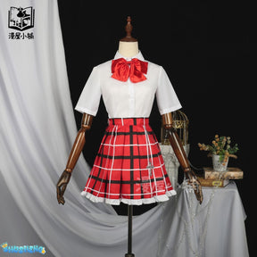 Anime Love Chunibyo Other Delusions Takanashi Rikka Dekomori Sanae Cosplay Costume Wig Adult Woman Skirts Uniform Suit Halloween