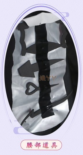 Game Identity ⅤAda Mesmer Psychologist Cosplay Costume Psychologist  Black  Woman Sexy  Suit