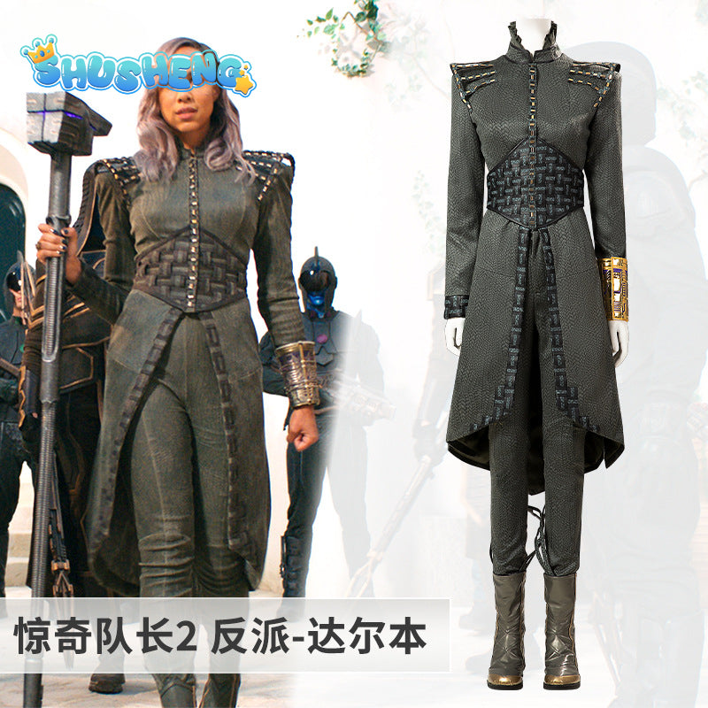 New Arrival Halloween Woman DarBenn Cosplay Costume Villain Battle Suit Comic Con Fancy Dress Outfit Custom Size