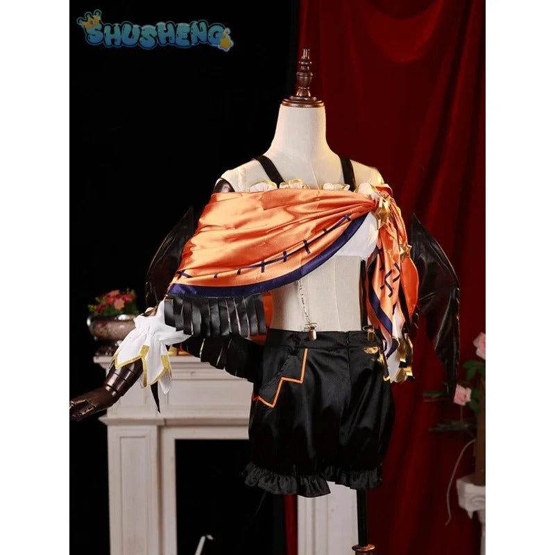 Anime Date A Live Kyono Natsumi Cosplay Costume Sexy dress, hat, accessory set, carnival party, men's and women's uniform