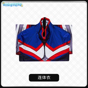 Halloween My Hero Academia All Might Cosplay Costume Superhero Bodysuit Adults Kids Zentai Second Skin Suit