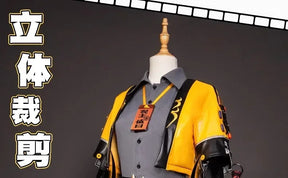 Zenless Zone Zero Ju Fufu Cosplay Costume Uniform Jacket Shorts Yunkui Summit Halloween Party for Women Girls Props