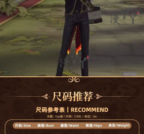 Victor Grantz Keyboard cos Identity V anime man woman cosplay High-quality uniform costume full set