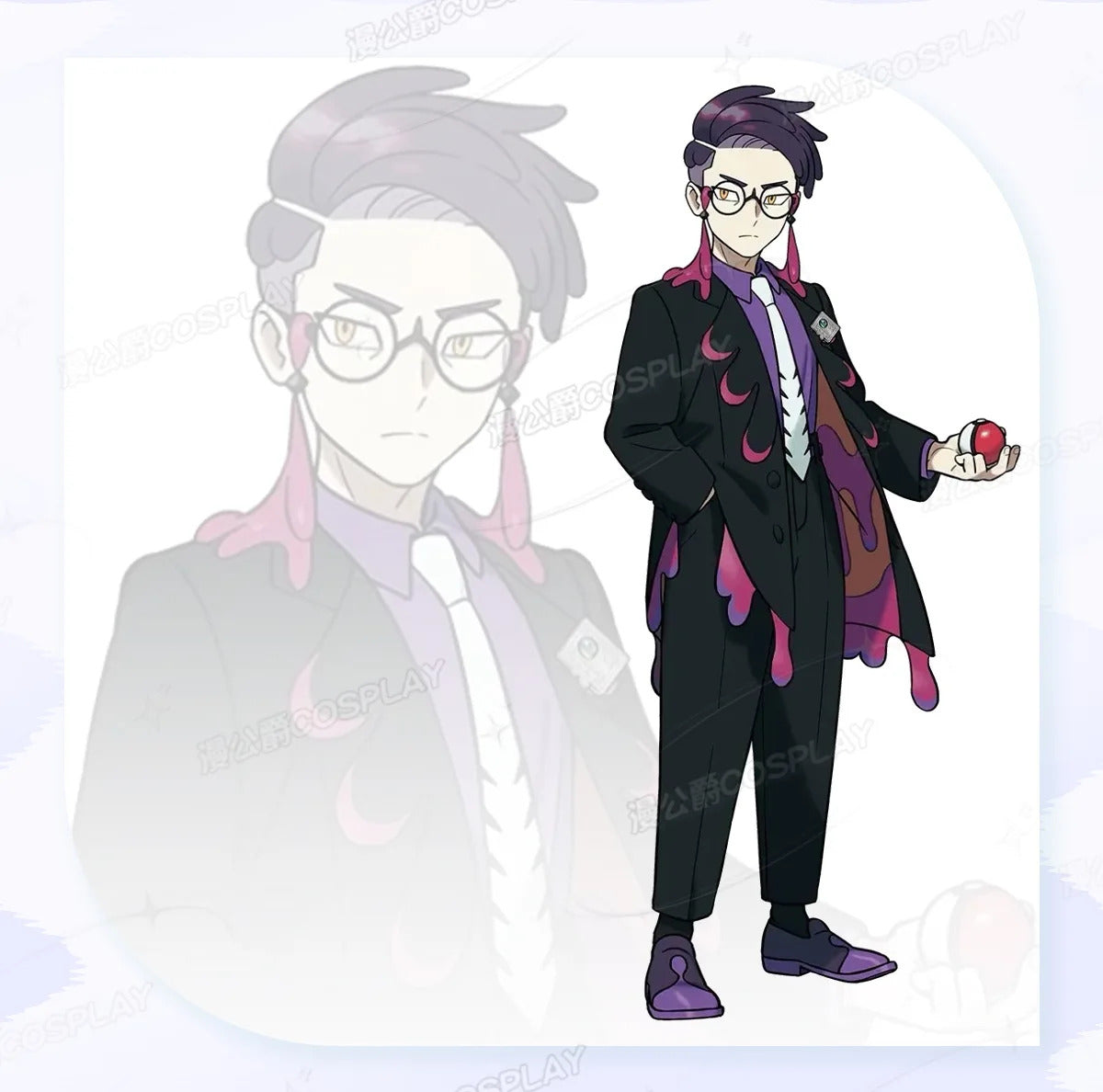 Shusheng-R Pokémon LEGENDS Z-A Corbeau Cosplay Costume Cos Game Anime Party Uniform Hallowen Play Role Clothes Clothing