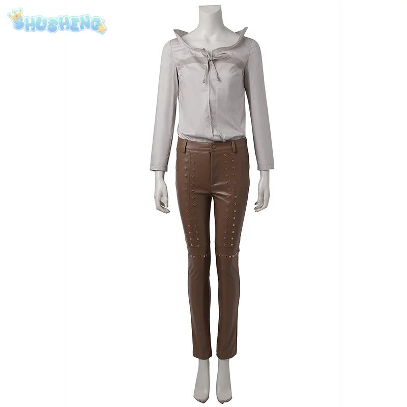 Game Witcher 3 Wild Hunt Cirilla Fiona Elen Riannon Cosplay Ciri Costume Halloween Party high-quality Complete set clothing sale