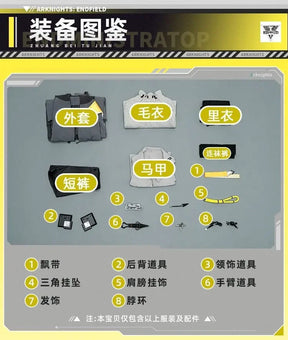 Arknights: Endfield Endministrator B Cosplay Costume Uniform Halloween Carnival Party Christmas Play Role Clothes Clothing