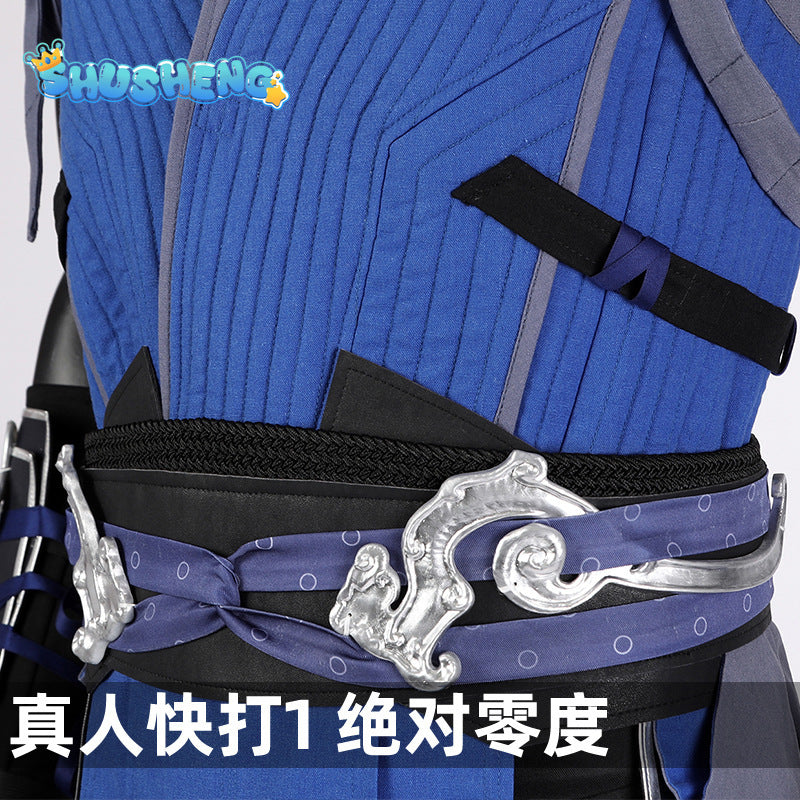 Sub Zero Cosplay Role Play Anime Game Mortal Kombat Costume Disguise Adult Men Cosplay Roleplay Fantasia Outfits Male Halloween