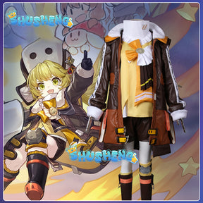 Game Honkai Star Rail Hook Cosplay Costume Wig Uniform Hat Coat The Moles Underworld Halloween Girls Game Outfit