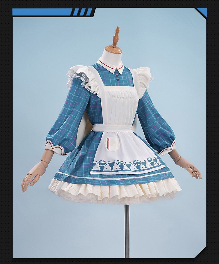 Amiya Clothes White Rabbit Sweet Memory Echoes linkage Arknights cosplay full costume female- Arknights Female Character Outfit