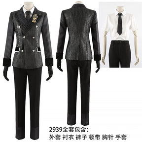 Twisted-Wonderland‌ Azul Ashengrotto Cosplay Costume Uniform Halloween Carnival Party Christmas Play Role Clothes Clothing