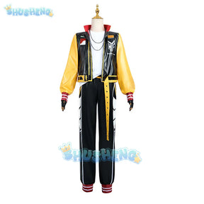 Genshin Impact Diluc Racing Suit Game Suit Handsome Uniform Cosplay Costume Halloween Party Role Play Outfit Men S-XXL