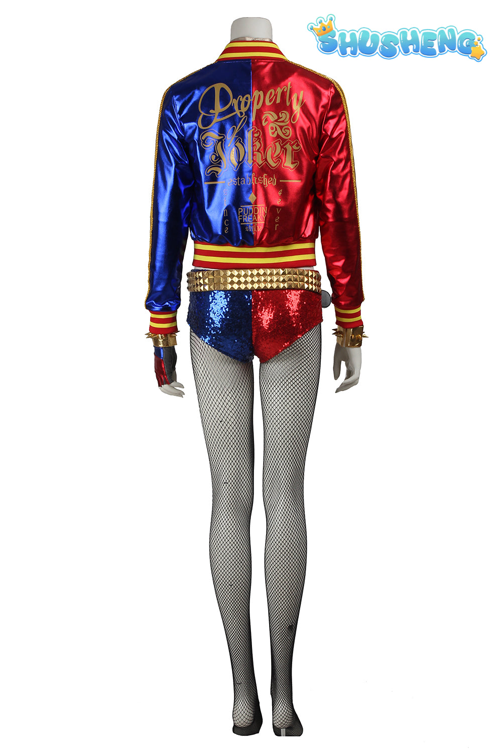 Harley Quinn Cosplay Costumes Suicide Squad Squad  Jacket Pants Sets Halloween Anime Costume