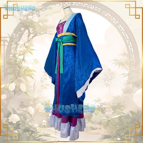 Anime The Apothecary Diaries Lihua Cosplay Costume Blue Dress Kusuriya No Hitorigoto Halloween Party for Women Girls Accessory