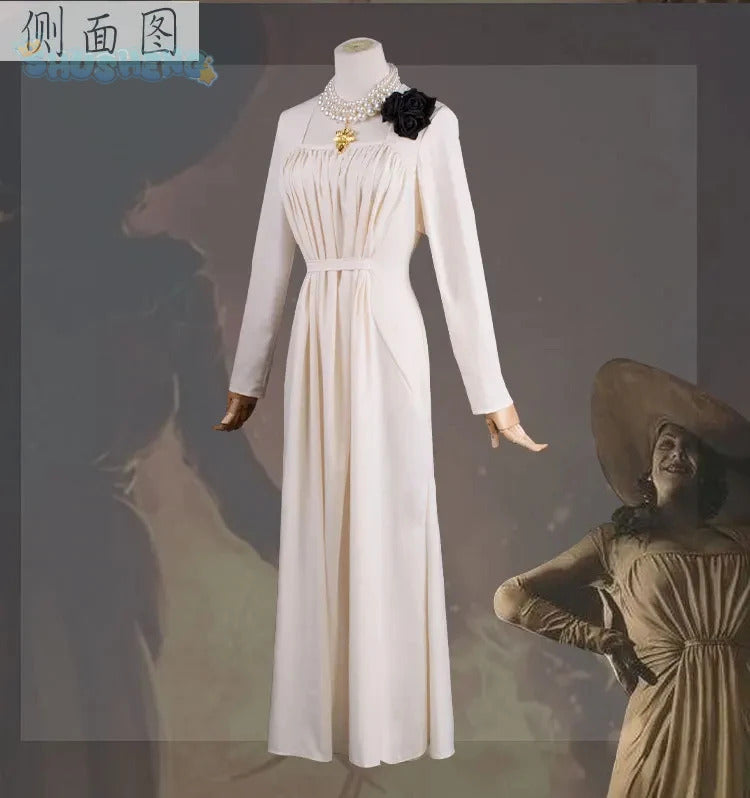 Halloween party Lady dimitrscu cosplay costume chamelain Alcina biohazce Comtesse sexy cosplay Lady Vampire Shusheng