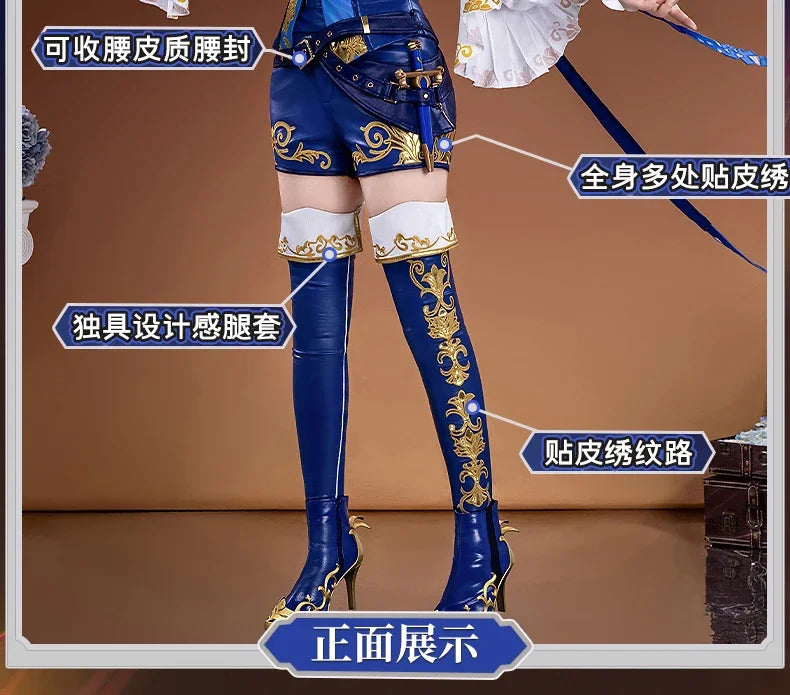 Cheerleader Cosplay Costume Game Identity Ⅴ E-Sports Surge Uniform Halloween Carnival Party Christmas Play Role Clothes Clothing