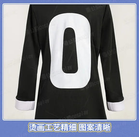 Anime Tougen Anki Shiki Ichinose Cosplay Costume Rasetsu Uniform Black White Coat Jin Kougasaki Rasetsu Academy for Women Men