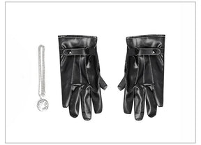 Geralt Witcher 3 Wild Hunt Cosplay Geralt Costume Men Handsome Black Leather Coat Belt Gloves Party Halloween Uniform Full Set