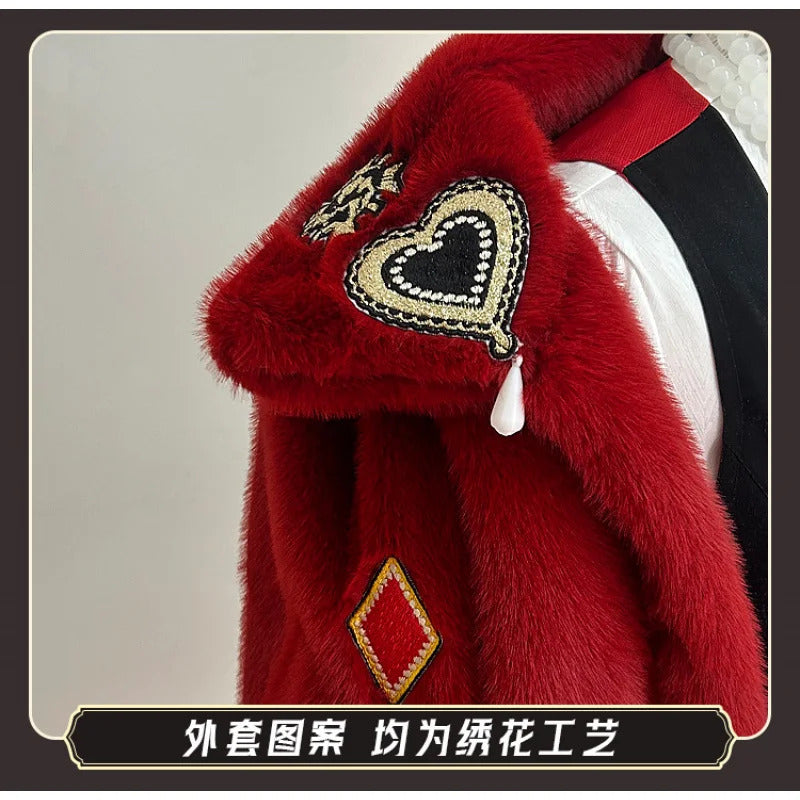 Shusheng-R Anime Riddle Cosplay Twisted-Wonderland Costume Halloween Carnival Fashion Uniform Accessories Prop Jacket Men Women Riddle Set