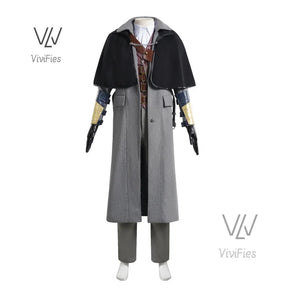 Game Bloodborne Gehrman Cosplay Costume Halloween outfits Women Men New Suit Uniform Accessories and props set in stock