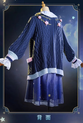 Shusheng-N Identity Ⅴ Helena Adams The Mind's Eye Cosplay Costume Sweater jacket dress props wig accessories set Halloween sweet uniform