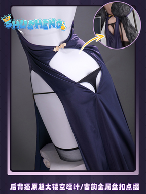HMS Cheshire cosplay Costume Azur Lane Cait Sith Crooner Cheongsam Dress up Cait Sith Crooner Game role-playing cosplay Costume