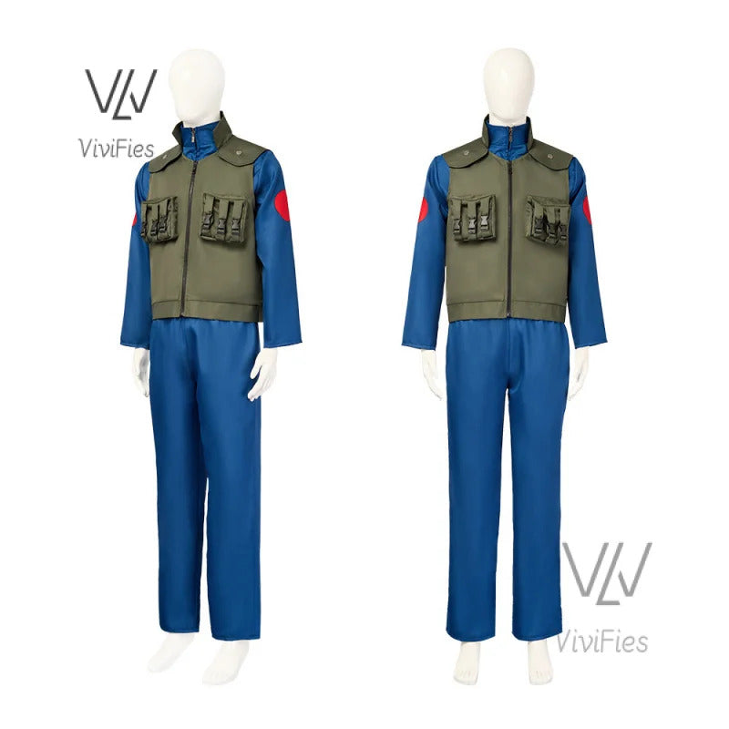 Hatake Kakashi Vest Cosplay Adult for you Halloween Suit Hot Anime Uzumaki Costume Hatake Kakashi Vest wig