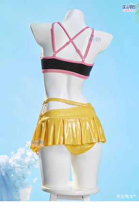 Shusheng-R Anime KPop Demon Hunters Mira Swimsuit Cosplay Costume S-XL