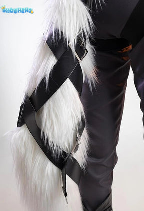 Zenless Zone Zero Von Lycaon Cosplay Costume Wig Game Uniform Tail Rings Victoria Housekeeping New Eridu Halloween for Women Men